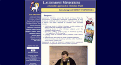 Desktop Screenshot of laudemont.org