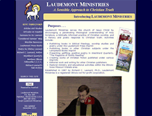 Tablet Screenshot of laudemont.org
